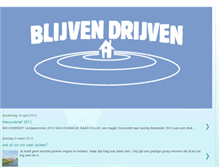 Tablet Screenshot of blijvendrijven.blogspot.com