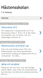 Mobile Screenshot of hastensskolan.blogspot.com