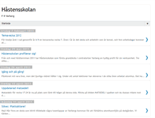 Tablet Screenshot of hastensskolan.blogspot.com