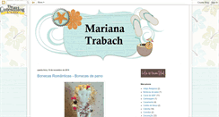 Desktop Screenshot of marianatrabach.blogspot.com