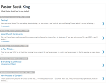 Tablet Screenshot of pastorscottking.blogspot.com