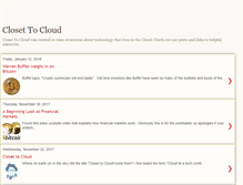 Tablet Screenshot of closettocloud.blogspot.com