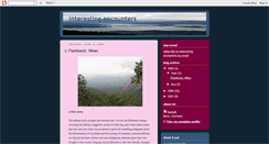 Desktop Screenshot of interestingencounters.blogspot.com