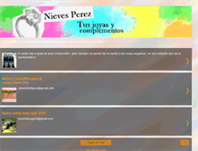 Tablet Screenshot of nievesperezcreaciones.blogspot.com