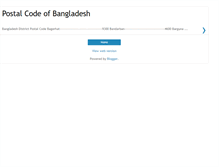 Tablet Screenshot of bdpostalcode.blogspot.com