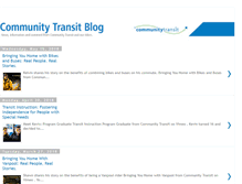 Tablet Screenshot of communitytransit.blogspot.com