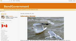 Desktop Screenshot of bendgovernment.blogspot.com