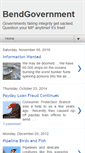Mobile Screenshot of bendgovernment.blogspot.com