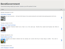 Tablet Screenshot of bendgovernment.blogspot.com