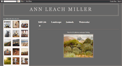 Desktop Screenshot of annmillerpaintings.blogspot.com