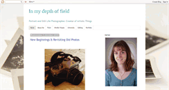 Desktop Screenshot of in-my-depth-of-field.blogspot.com