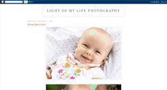 Desktop Screenshot of lightofmylifephotography.blogspot.com