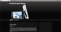 Desktop Screenshot of coolest-ipod-apps.blogspot.com