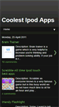 Mobile Screenshot of coolest-ipod-apps.blogspot.com