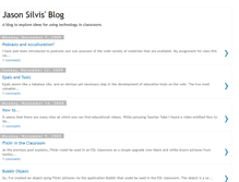 Tablet Screenshot of jasonsilvisblog.blogspot.com
