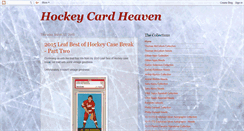 Desktop Screenshot of hockeycardheaven.blogspot.com