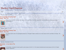 Tablet Screenshot of hockeycardheaven.blogspot.com