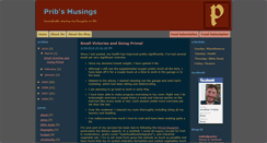 Desktop Screenshot of pribsmusings.blogspot.com