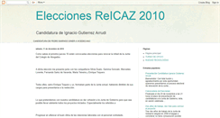 Desktop Screenshot of eleccionesreicaz.blogspot.com