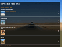 Tablet Screenshot of kennedysroadtrip.blogspot.com