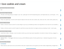 Tablet Screenshot of love-cookiesandcream.blogspot.com