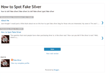 Tablet Screenshot of fakesilver.blogspot.com