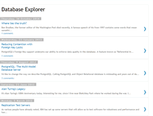 Tablet Screenshot of database-explorer.blogspot.com