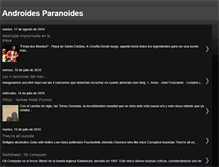 Tablet Screenshot of androidesparanoides.blogspot.com