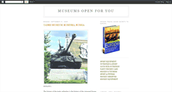 Desktop Screenshot of museum4u.blogspot.com