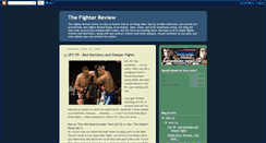 Desktop Screenshot of fighterreview.blogspot.com