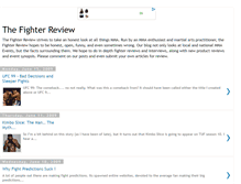 Tablet Screenshot of fighterreview.blogspot.com