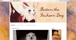 Desktop Screenshot of buttersthefashiondog.blogspot.com