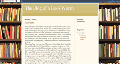 Desktop Screenshot of blogofabookworm.blogspot.com