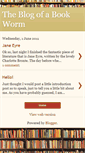 Mobile Screenshot of blogofabookworm.blogspot.com