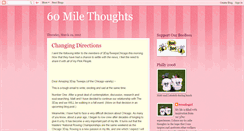 Desktop Screenshot of 60milethoughts.blogspot.com