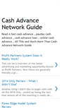 Mobile Screenshot of cash-advance-network-guide.blogspot.com