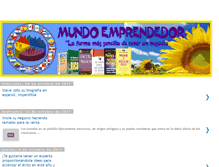 Tablet Screenshot of mundoemprender.blogspot.com