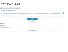 Tablet Screenshot of drugfreehealthcare.blogspot.com
