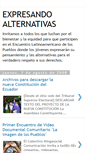 Mobile Screenshot of expresandoalternativas.blogspot.com