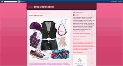 Desktop Screenshot of blogadolescente-lindinha.blogspot.com