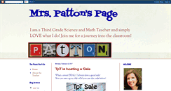 Desktop Screenshot of pattonspage.blogspot.com