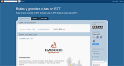 Desktop Screenshot of grandes-rutas-btt.blogspot.com