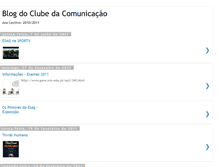 Tablet Screenshot of clubedacomunicacao.blogspot.com