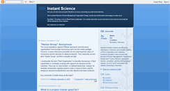 Desktop Screenshot of instant-science.blogspot.com