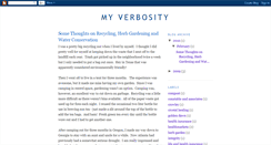 Desktop Screenshot of myverbosity.blogspot.com