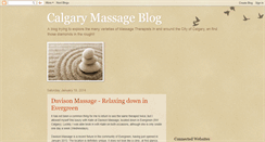 Desktop Screenshot of calgarymassageblog.blogspot.com