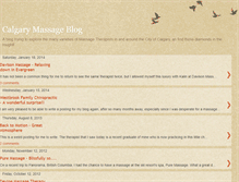 Tablet Screenshot of calgarymassageblog.blogspot.com