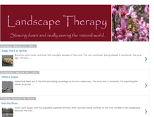 Tablet Screenshot of landscapetherapy.blogspot.com