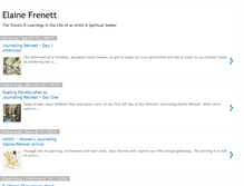 Tablet Screenshot of elainefrenett.blogspot.com
