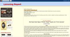 Desktop Screenshot of lemmingreport.blogspot.com